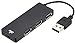 エレコム microSDカードリーダ機能付き 3ポートUSBハブ U2H-SMC4BBK USB HUB