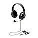 エレコム 両耳オーバーヘッドタイプ ヘッドセット HS-HP30TBK PC用ヘッドセット