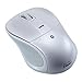 ナカバヤシ Bluetoothマウス 3ボタン 静音 ブルーLED 小型 MUS-BKT111W マウス