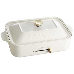 BRUNO コンパクトホットプレート BOE021-WH 調理器具