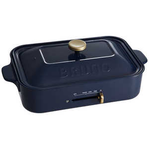 BRUNO コンパクトホットプレート BOE021-NV 調理器具
