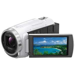 Sony ビデオカメラ Handycam 光学30倍 内蔵メモリー64GB HDR-CX680 W ビデオカメラ