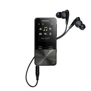 Sony ウォークマン Sシリーズ 16GB : Bluetooth対応 最大52時間連続再生 イヤホン付属 2017年モデル NW-S315 B デジタルオーディオプレーヤー