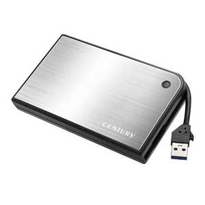 CENTURY MOBILE BOX USB3.0接続 SATA6G 2.5インチHDD / SSDケース CMB25U3SV6G HDDケース