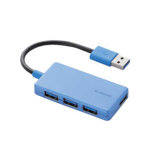 エレコム 4ポートUSB3.0ハブ(コンパクトタイプ) U3H-A416BXBU USB HUB