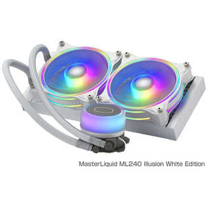 CoolerMaster MasterLiquid ML240 Illusion White Edition MLX-D24M-A18PW-R1 CPUクーラー
