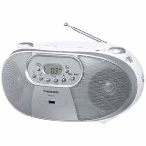 パナソニック ポータブルステレオＣＤシステム RX-DU10-W ラジカセ／CDラジオ