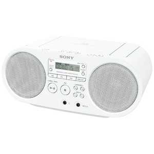 Sony CDラジオ ZS-S40(W) ラジカセ／CDラジオ