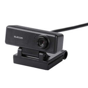 エレコム ワイド画面HD対応100万画素Webカメラ UCAM-C310FBBK ウェブカメラ