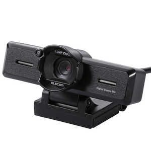 エレコム 超高精細Full Hd対応800万画素Webカメラ UCAM-C980FBBK ウェブカメラ
