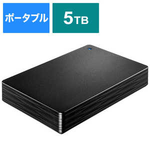 IOデータ ポータブルハードディスク「カクうす Lite」 HDPH-UT5DKR HDD外付け