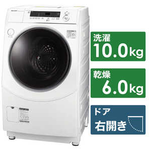 シャープ ES-H10G-WR 洗濯機・乾燥機