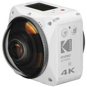 コダック マイクロSD対応・4K対応 360&deg;アクションカメラ PIXPRO 4KVR360 ウェアブルカメラ・アクションカム