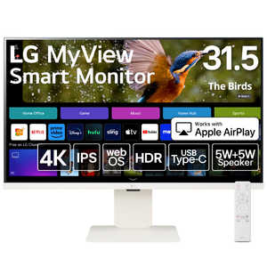 LGエレクトロニクス MyView Smart Monitor 32SR83U-W 液晶モニター