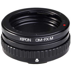KIPON オリンパスOMマウントレンズ - 富士フィルムXマウントアダプター マクロ OM-FX M カメラ用レンズ